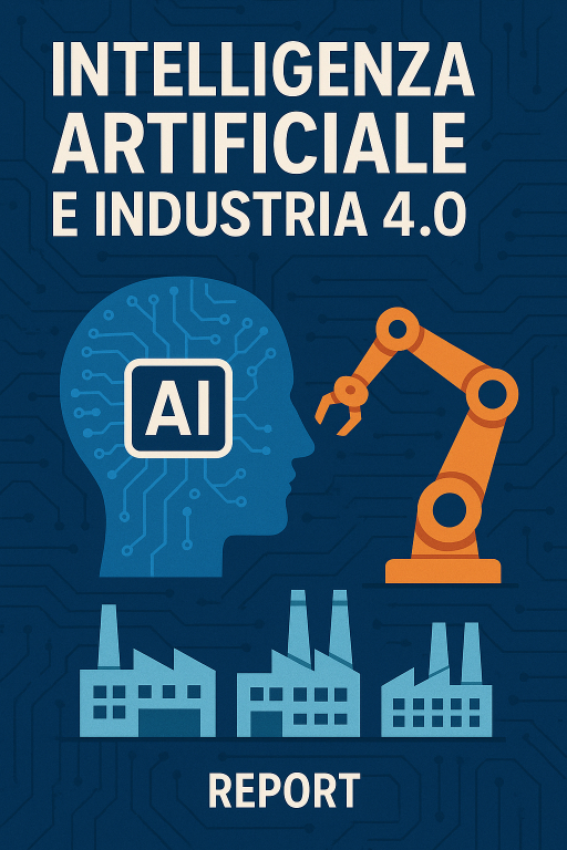 Copertina report IA nel settore manifatturiero