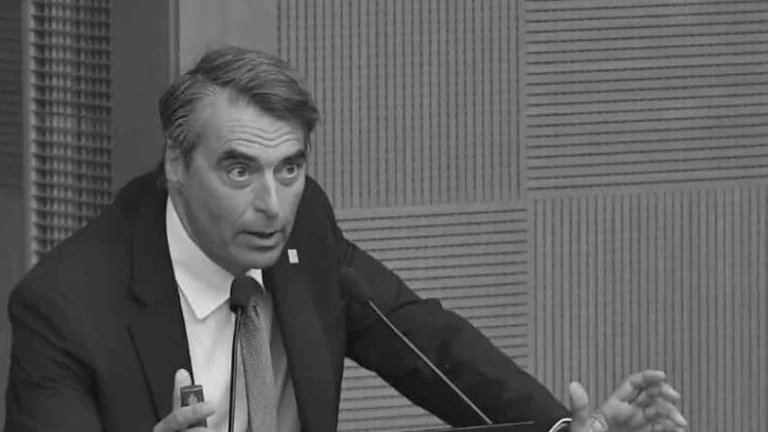 Francesco Marinuzzi durante un intervento pubblico